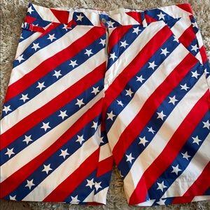 Men’s Golf Shorts - Stars and Stripes